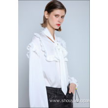 WHITE BLOUSE WITH BOW